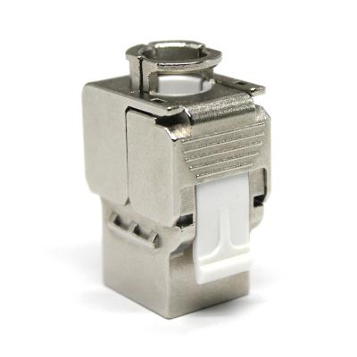 China enchufes trapezoidales trapezoidales protegidos de la piedra angular RJ45 Toolless del zócalo del enchufe cat6 cat6a RJ45 8P8C del FTP en venta