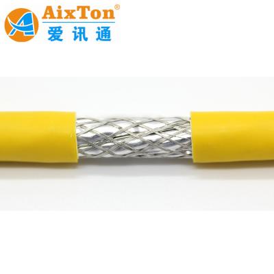 中国 4P BC CCA CAT7 CAT6 CAT5E UTP イーサネットケーブル 4PR 24AWG PVCジャケット 販売のため