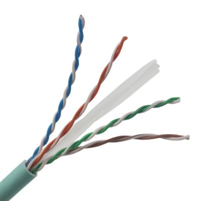 中国 0.57BC 4ペア UTP Cat 6aケーブル 室内 室外 LSZH ジャケット ネットワーク LANケーブル 305m 販売のため