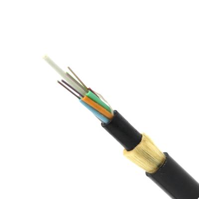 China ADSS Todo dieléctrico 12 48 96 Cable de fibra aérea de núcleo para exteriores de chaqueta única / doble en venta