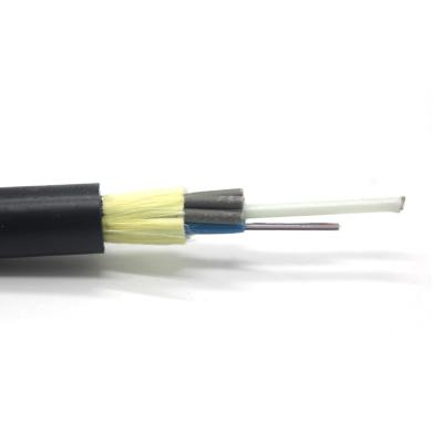 China Aixton 12core 24core 48core 96core single jacket fibra optical adss cable mini adss cable for sale