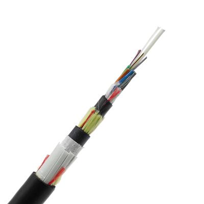 China Multi Loose Tube 96 Core Fiber Optic Cable ADSS Anti-Rat Bite Gel-Filled Dry Core Communication Cables for sale