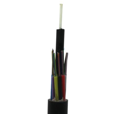 China Waterproof Overhead Gyfty 96f 144f G652d Fiber Hdpe Non-metallic Fiber Optic Cable for sale