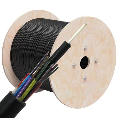 China 12 24 48 96 Cores Outdoor Fiber Optic Cable Dielectric Loose Tube GYFTY Communication Optic Fiber Cable zu verkaufen