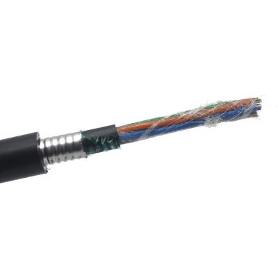 China China Manufacturer Fiber Optic Cable Internet 48 Core Fiber Optic Drop FTTH Cable GYTY53-24 Optic Cable for sale