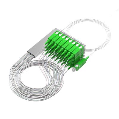 China Stalen buis 1*8 LC/APC glasvezelsplitter ABS doos type glasvezelplc Wdm splitter geschikt voor connector Te koop