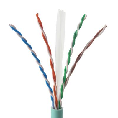 China Indoor PVC Jacket Network Cable 1000ft/305m Insulation Materials Color-coded PE Cat6A UTP 0.57mm Copper for sale