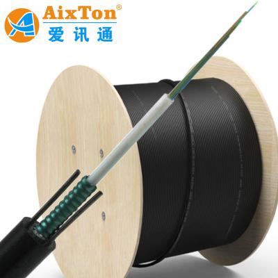 China GYXTW 12 Core 6.0mm 7.0mm 8.0mm Round Fiber Optical Cable Singlemode 9/125 8 Fibers with Corrugated Steel Armored Drum for sale