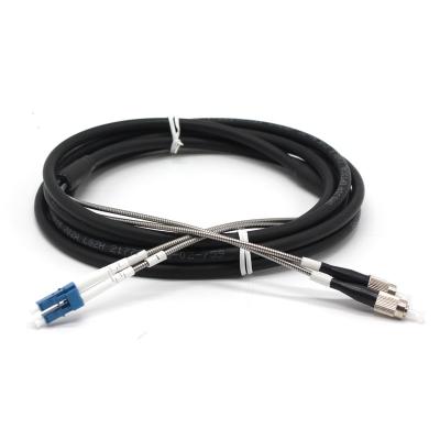 China 2 Core Singlemode Duplex LSZH GYFJH Outdoor DLC-DLC Fiber Optic Patch Cord Branch for sale