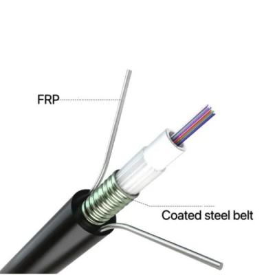 China Alambre acorazado de la luz al aire libre del cable de fribra óptica GYXTW Unitube de Om1 Om2 Om3 Om4 en venta