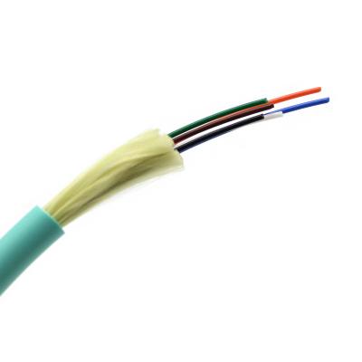 China OM3 Low Smoke Zero Halogen Cable 4 Core 6 Core 12 Core GJFJV Multi Mode for sale