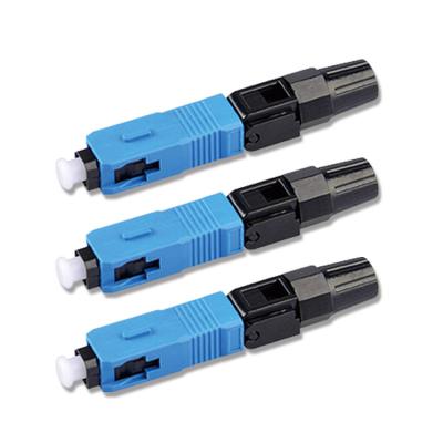 China Sc Upc Lc Fc St Apc Quick Connect Fiber Optic Connectors For Telecom Network for sale