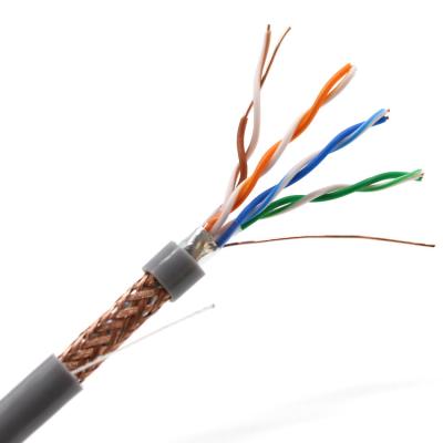 China Certificado interior de la UL ETL de la FCC del CE del cable de datos del OEM SFTP Cat5e Utp 24awg en venta