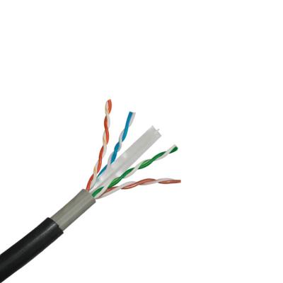 중국 Utp 23AWG 4 쌍 CAT6 이더넷 케이블 비바람에 견디는 Cat6 케이블 판매용