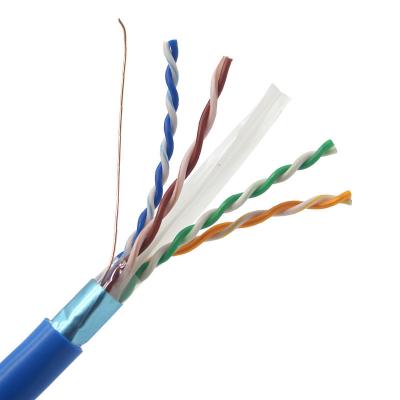 중국 UL 목록에 있는 Cat6 이더넷 케이블 1000ft 305m 23AWG 550MHz 보호 FTP 판매용