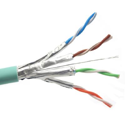 China 4 der Paar-Cat6a des Kabel-1000ft FFTP FUTP Jacke Ethernet-der Kabel-23AWG LSZH zu verkaufen