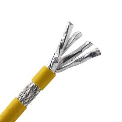 China Kabel-Doppeltes des twisted- paircat6a CAT7 CAT8 schirmte PVC SFTP 23AWG ab zu verkaufen