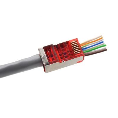 China rede Jack do homem Cat6 do ftp do conector 8p8c de 1U 15U 30U 50U RJ45 à venda