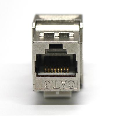 China Wasserdichtes männliches Trapezfehler-Ethernet-Modul Jack FacePlate Ftp Sftp Rjs 45 zu verkaufen