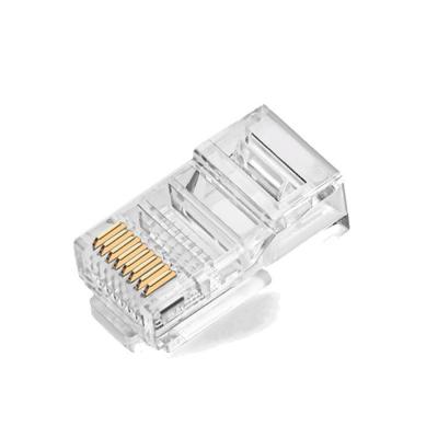 中国 23AWG RJ45のコネクターのモジュラー プラグ猫6ネットワークのイーサネットUTP水晶プラグ 販売のため