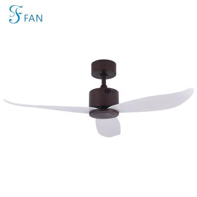 China New 44 Inch ABS Contemporary Modern Decorative Remote Control Blade Energy Saving Ceiling Fan With Light Without Or With 18W LED Light for sale