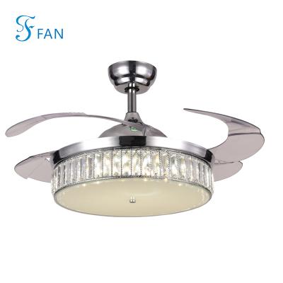 China Speed ​​DC Motor Blade Tuya App Control Tuya App/Reversible/6/Alexa/Google BLDC Led Ceiling Fans Wood Reversible Solid With Light With Remote Control For 52inch Indoor house 48 5 for sale