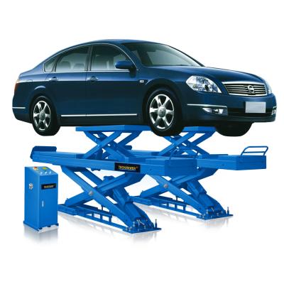 China Hydraulisches 3,5 doppeltes Niveau Ton Garage Car Scissor Lifts 1800mm Scissor Ausrichtungs-Aufzug zu verkaufen