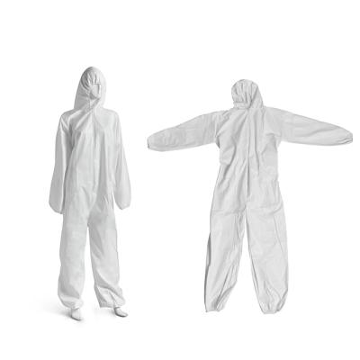 China Breathable High Quality Personal Protective Equipment Work Safety Disposable Nonwoven Coverall for sale