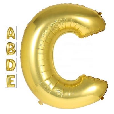 China Toy Letter Number Alphabet Foil Gift Balloons for Party Decoration for sale