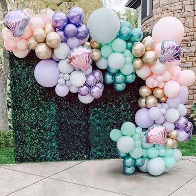 China Decoration Boutique Latex Balloons Wedding Decor Rose Gold Balloon Arch Garland Kit Bridal Macaron Colorful Clear Premium Baby Shower for sale