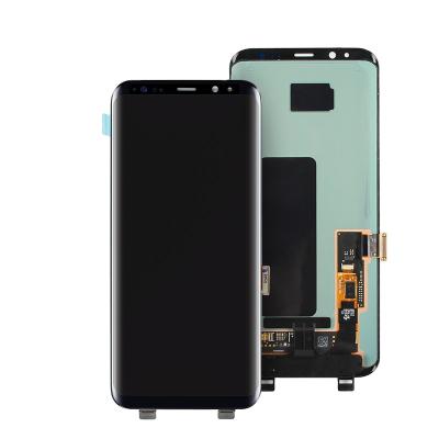 China 100% Original Replacement Super Amoled LCD Display Assembly Compatible For Samsung S8 Plus LCD With Touch Digitizer for sale