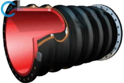 중국 검은 충돌 흡입 호스 모래 현탁액 준설 와이어 무장한 배달 10 인치 판매용