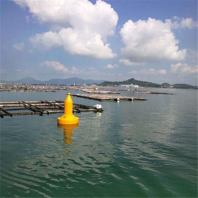 China 800kg Buoyancy Yellow/Red/Green PE Navigation Buoy With 1550mm Focal Plane Height for sale