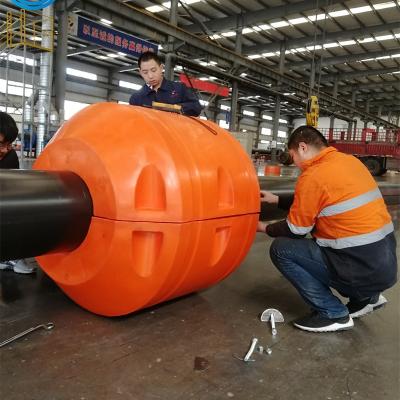 China Corrosion Resistant Dredging Pipe Floats With 150 KG Load Capacity zu verkaufen