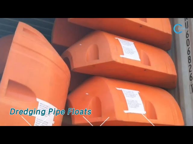 Pontons Dredging Pipe Floats HDPE Rotational Molding Heavy Duty