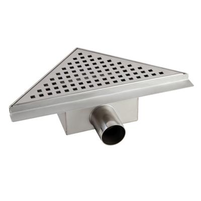 China Contemporary HOT SALE Square Bathroom Floor Drain Stainless Steel Triangle Durable Floor Drain Toilet Goods and Anti-Odor Drain Prices for sale