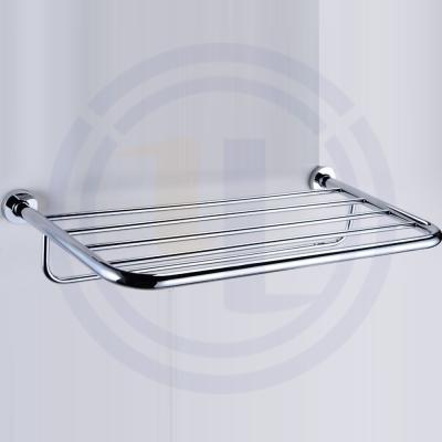 China High Quality BRIEF Bathroom Accessories Towel Rack Towel Rack Chromed Brass Toilet Accessories Wall Mounted Shower Rack for sale