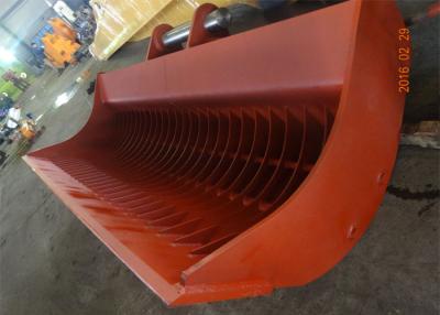 China Heavy Duty Dredging Sea Excavator Sieve Bucket Capacity 3.7 Cum for sale