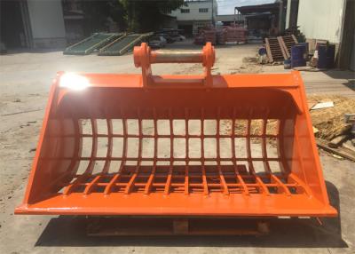 China Bagger-Skeleton Eimer Hitachis ZX350 mit 2000mm Breiten-Orangen-Farbe zu verkaufen