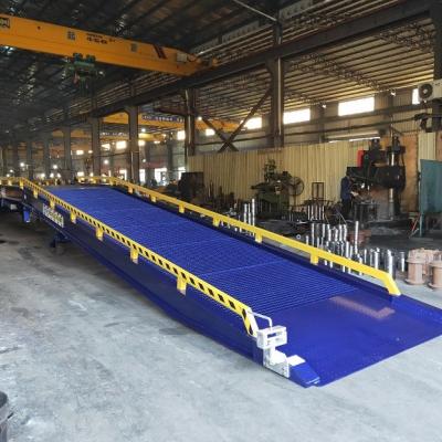 China 2200mm Breedte de Mobiele het Leegmaken Helling van de Ladingsyard met 10 Ton Capacity Q235B Te koop