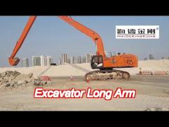 zx870lc excavator long reach boom with 1.2cbm rock bucket for heavy duty work condition