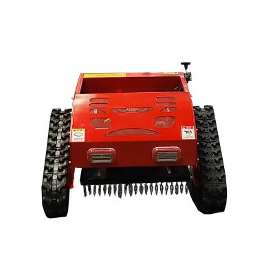 China Fashionable Remote Control Crawler Gasoline Agricultural and Forestry Equipment Remote Control Lawn Mower for sale