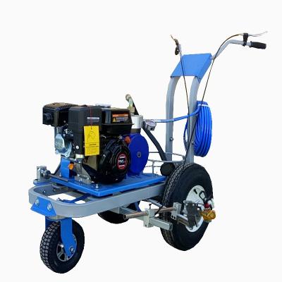 China Cold Hand-push Hand Push Road Marking Sprayer Spray Marking Machine For Line PU High Pressure Drop Road Indication System for sale