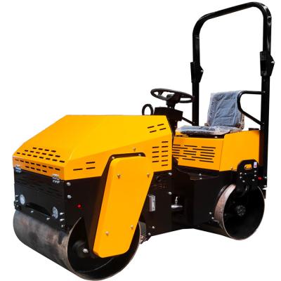 China Construction worksÂ   1 Ton Vibration Roller Full Hydraulic Roller Double Wheel Roller for sale