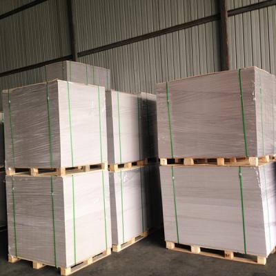 China Recycled Materials Paper Factory In China Coated Duplex Board With High Quality Gray Back In Sheet Cardboard Box Packaging for sale