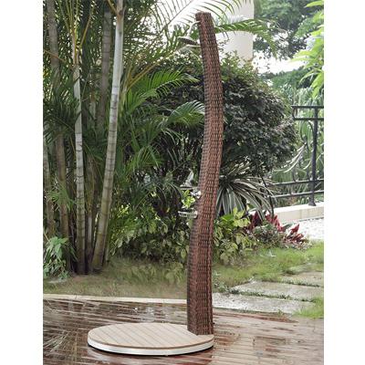 China Garden set hot sale! ! Pool Outdoor Wicker Shower Rattan Patio Furniture All Weather Shower for sale