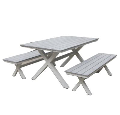 China Baconly Wood Modern Plastic Furniture Knock Down Structure Outdoor Furniture for sale