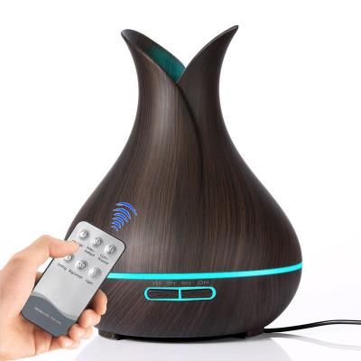 China Household Winall Essential Oil Black Walnut Aroma Reed Diffuser Bottles Ultrasonic Wireless Square Iron Oil Aroma Diffuser for sale