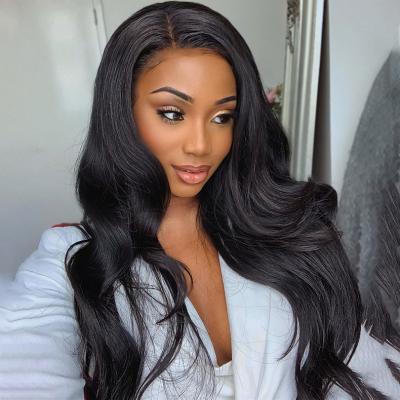 China Smooth Gently Shedding Deep Barely Pre Plucked Brazilian Lace Front And Closure Human Hair Toupee / Full Lace Hair Wig for sale