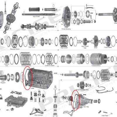 China Metal Other EC8 4EAT Auto Transmission Systems Expansion Housing Gasket for sale